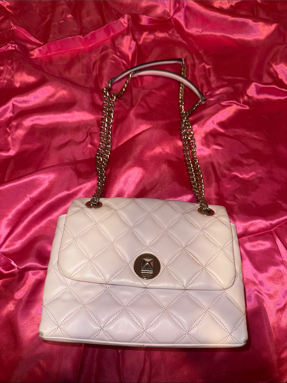 Kate Spade Pastel Pink Chain-Handle Shoulder Bag